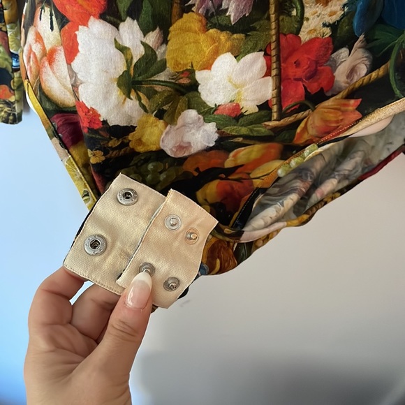 Samantha Pleet Harvest Fruit Print Mock Neck Bodysuit - Picture 12 of 14